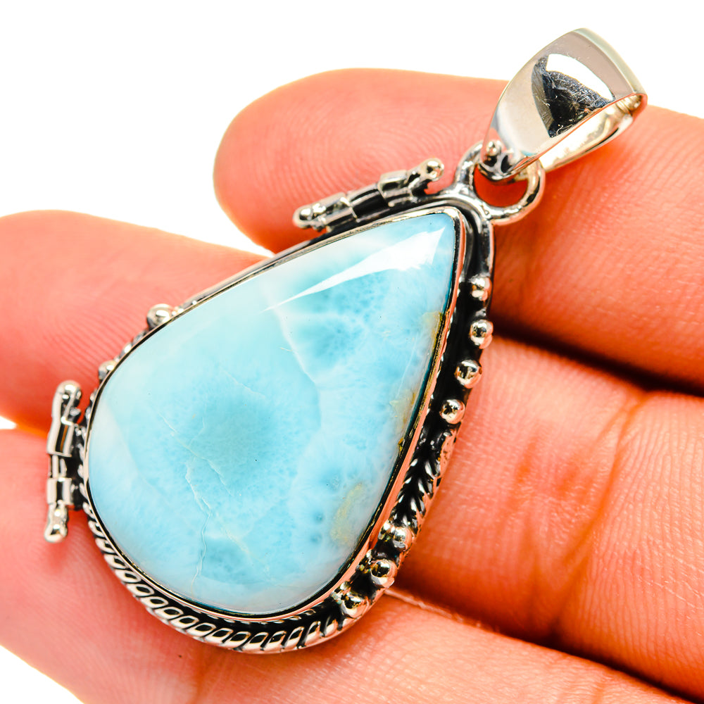Larimar Pendants handcrafted by Anasilvercos - PD6532