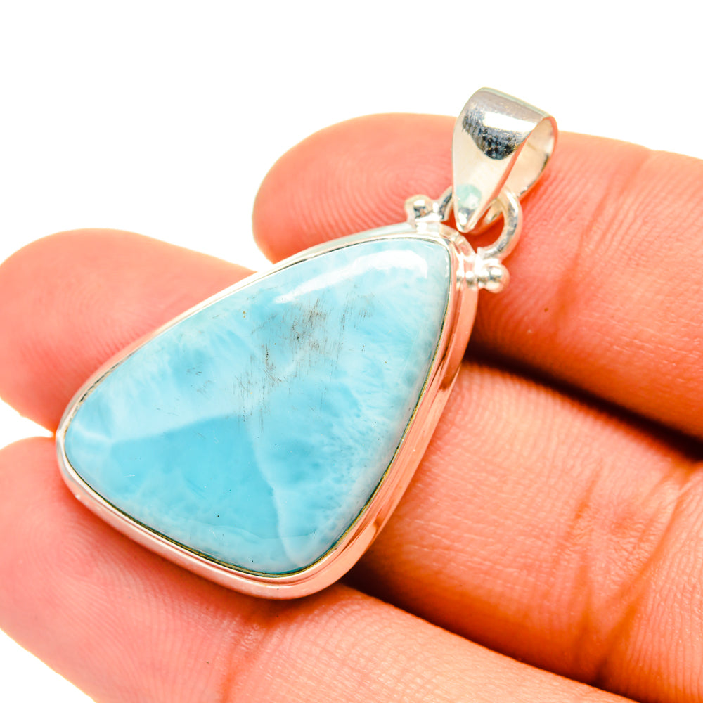 Larimar Pendants handcrafted by Anasilvercos - PD6533