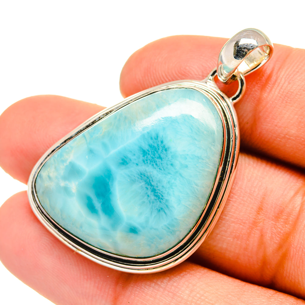 Larimar Pendants handcrafted by Anasilvercos - PD6536