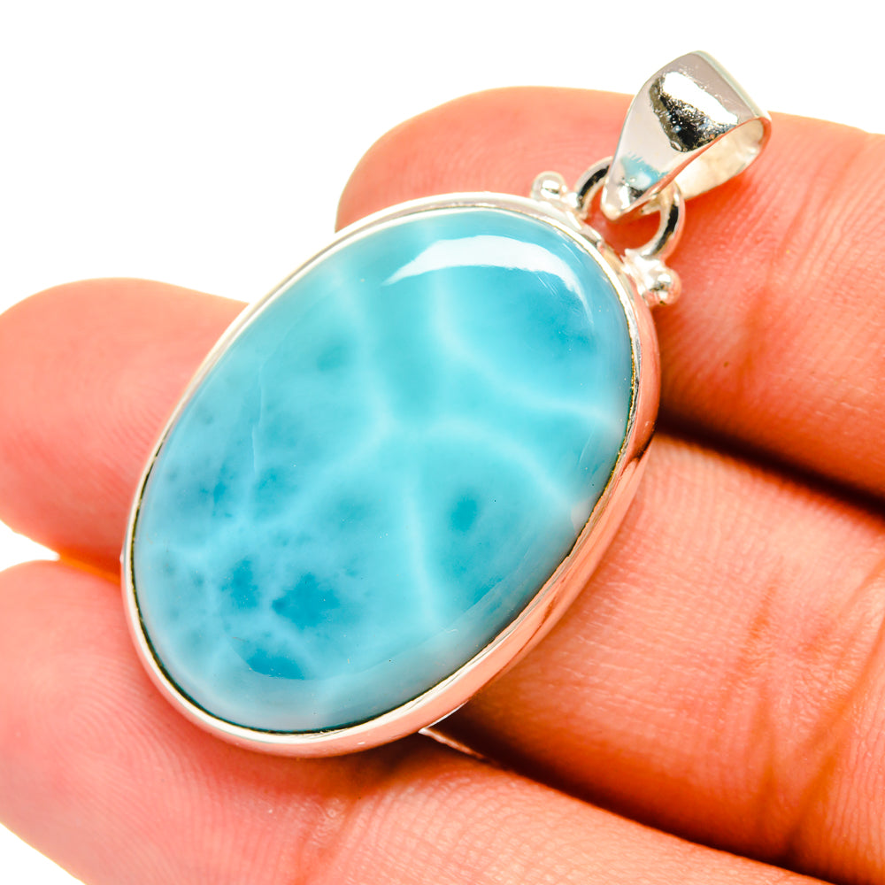 Larimar Pendants handcrafted by Anasilvercos - PD6538