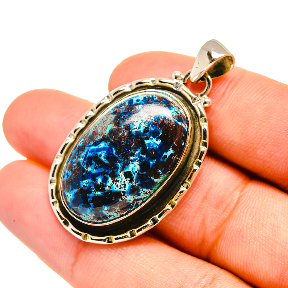 Shattuckite Pendants handcrafted by Anasilvercos - PD6545
