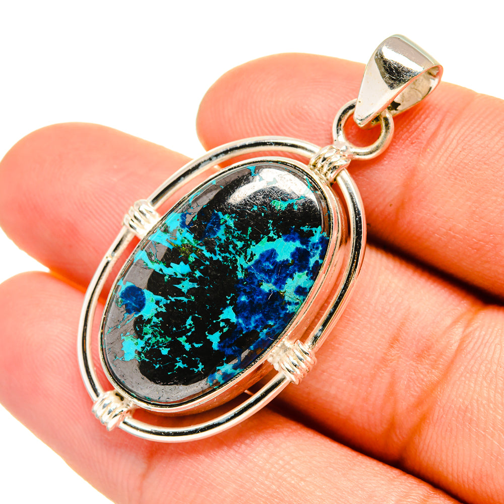 Shattuckite Pendants handcrafted by Anasilvercos - PD6548