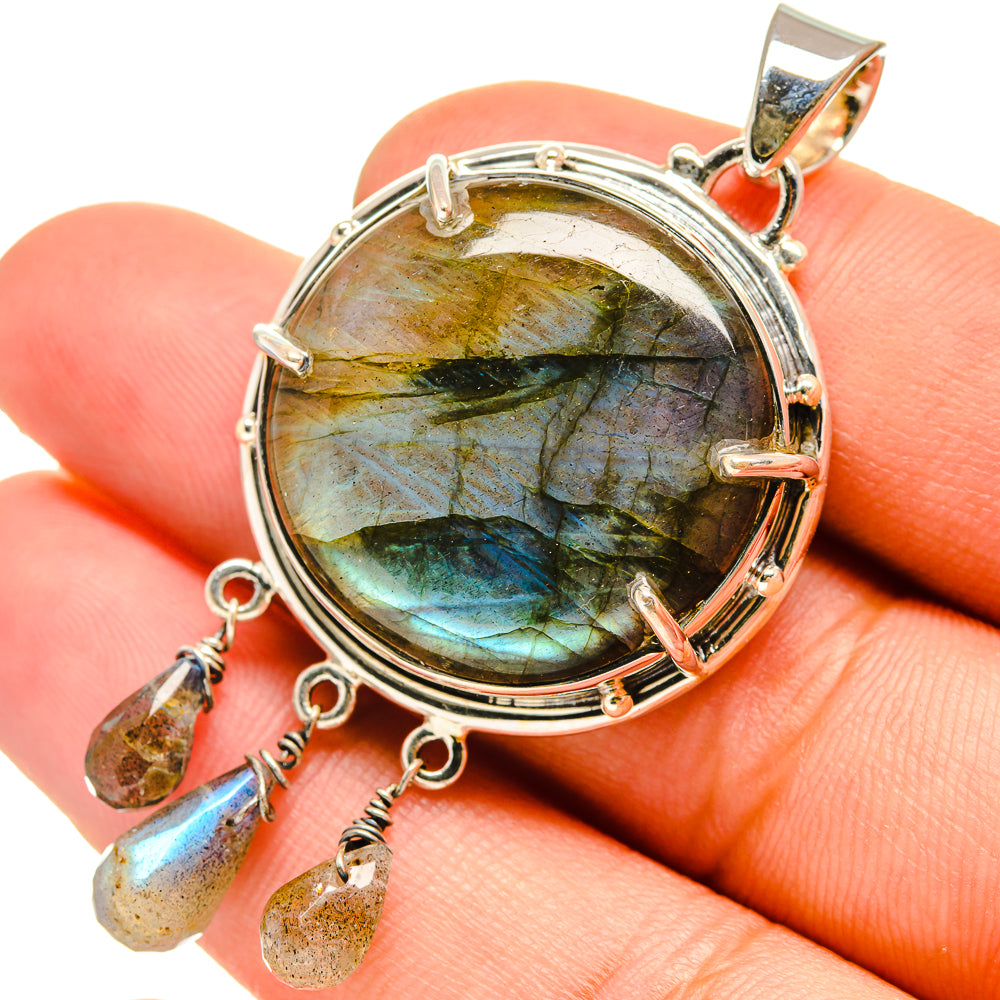 Labradorite Pendants handcrafted by Anasilvercos - PD6557