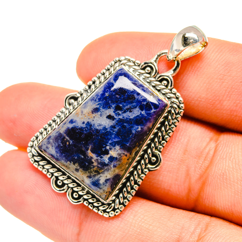 Sodalite Pendants handcrafted by Anasilvercos - PD6559