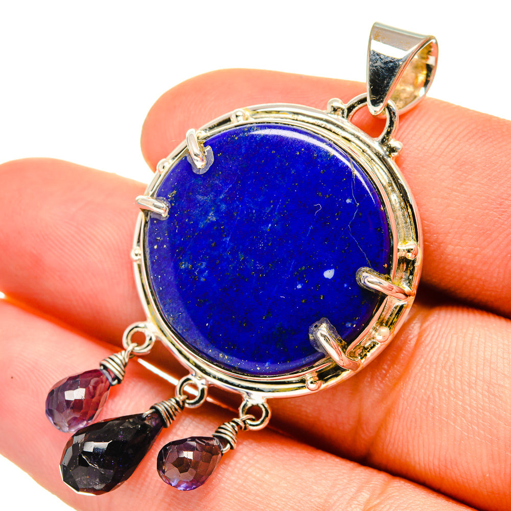 Lapis Lazuli Pendants handcrafted by Anasilvercos - PD6565