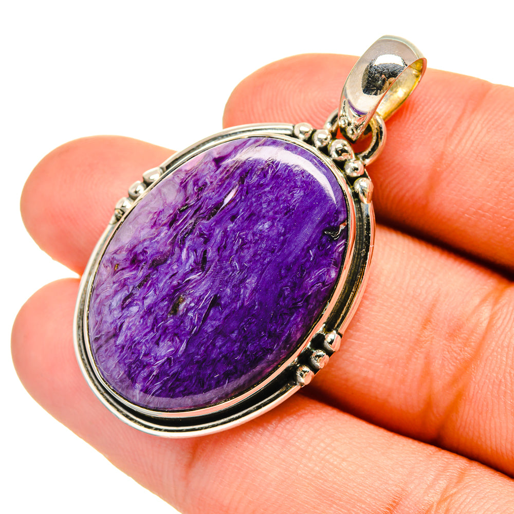 Charoite Pendants handcrafted by Anasilvercos - PD6576
