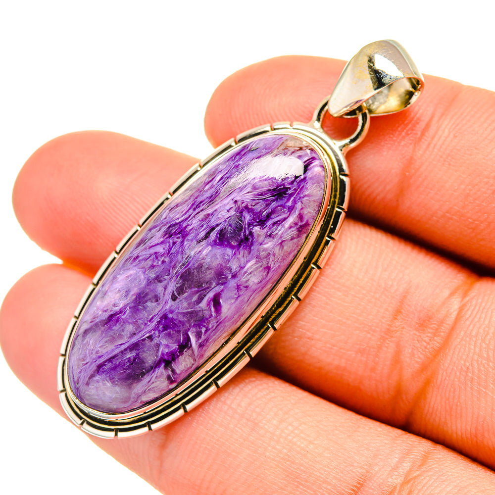 Charoite Pendants handcrafted by Anasilvercos - PD6577