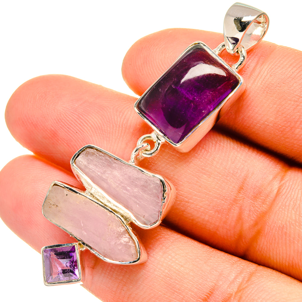 Amethyst Pendants handcrafted by Anasilvercos - PD6582