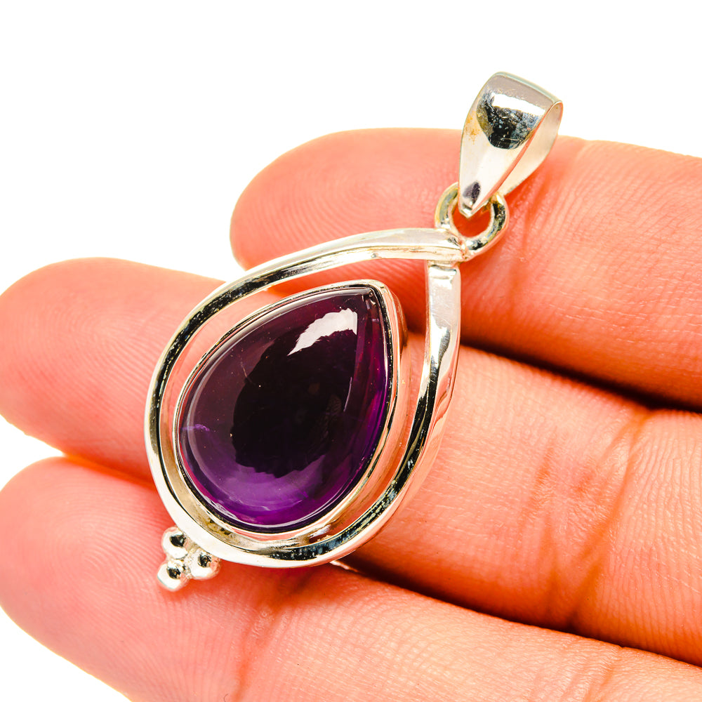Amethyst Pendants handcrafted by Anasilvercos - PD6585