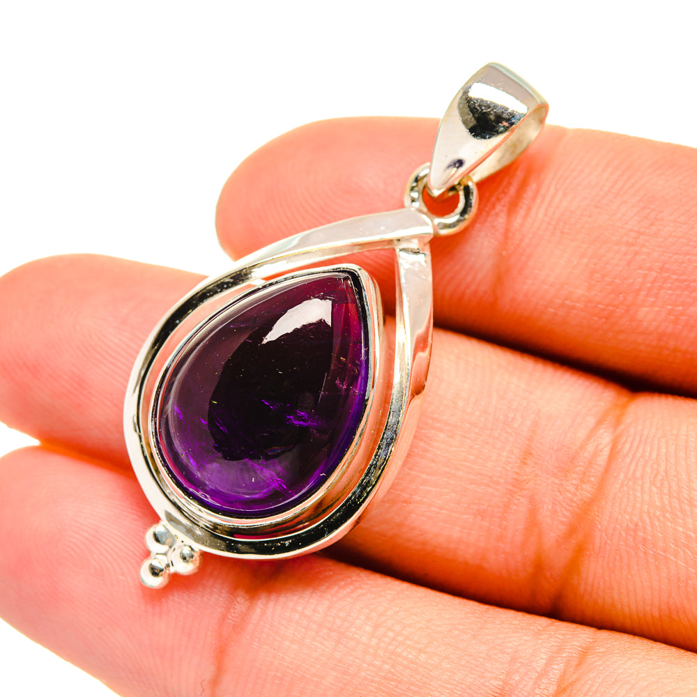 Amethyst Pendants handcrafted by Anasilvercos - PD6586