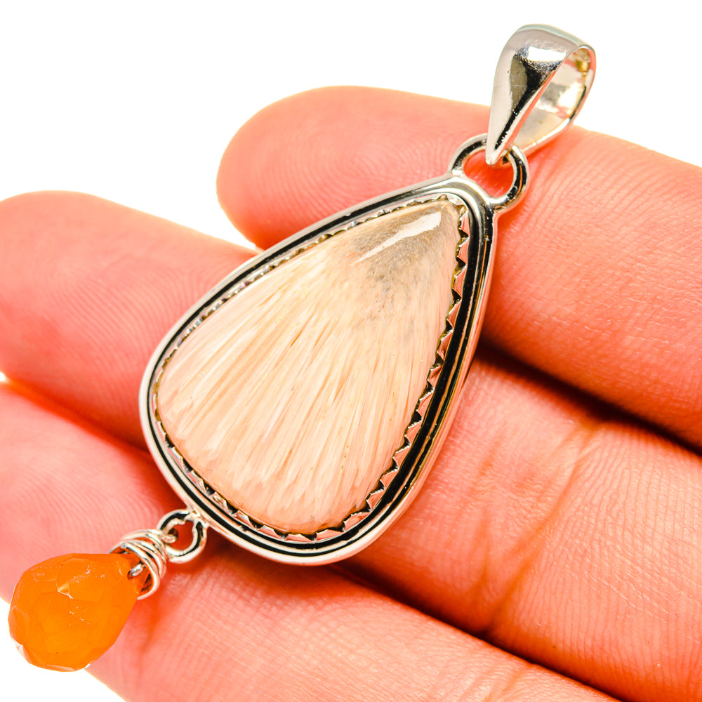 Scolecite Pendants handcrafted by Anasilvercos - PD6614