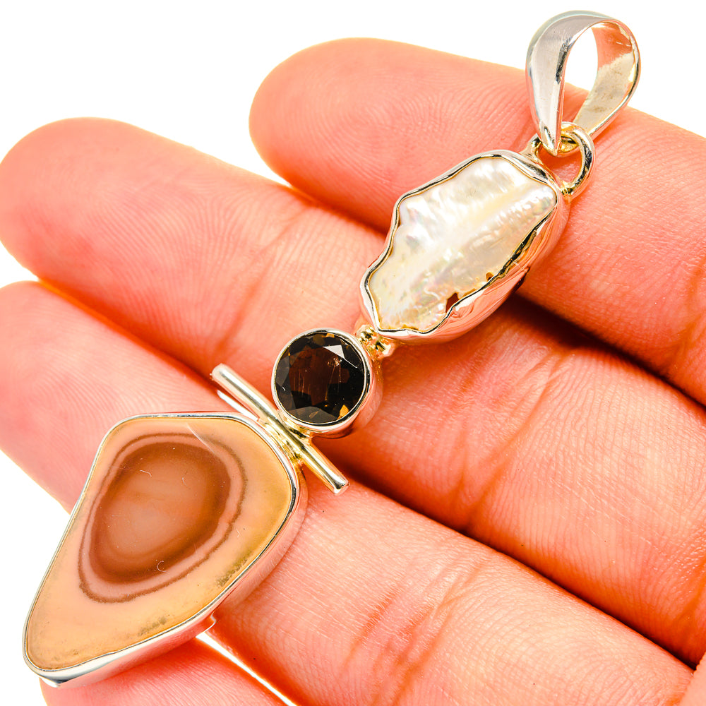 Willow Creek Jasper Pendants handcrafted by Anasilvercos - PD6618