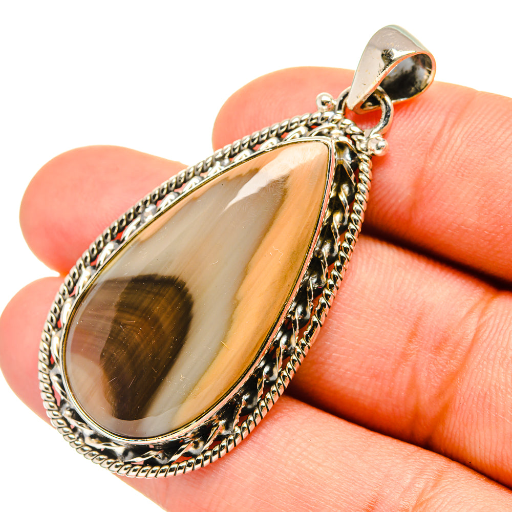 Willow Creek Jasper Pendants handcrafted by Anasilvercos - PD6619