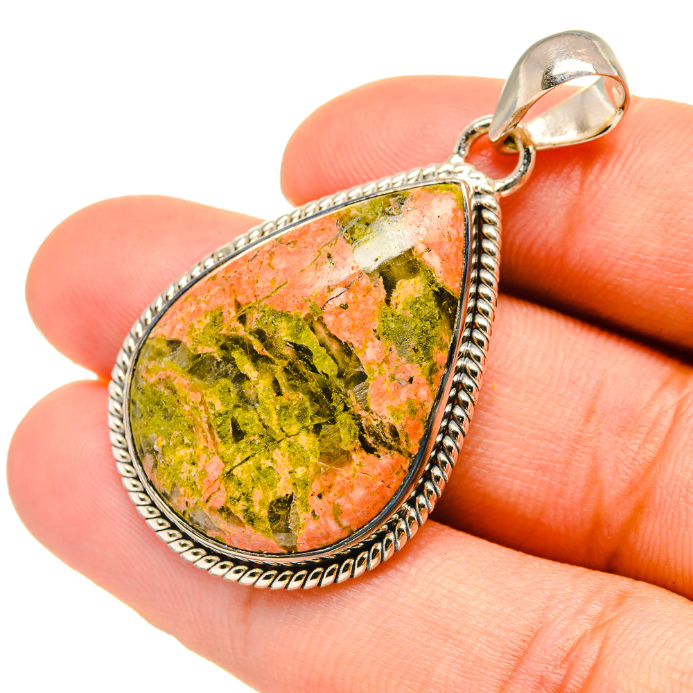 Unakite Pendants handcrafted by Anasilvercos - PD6627
