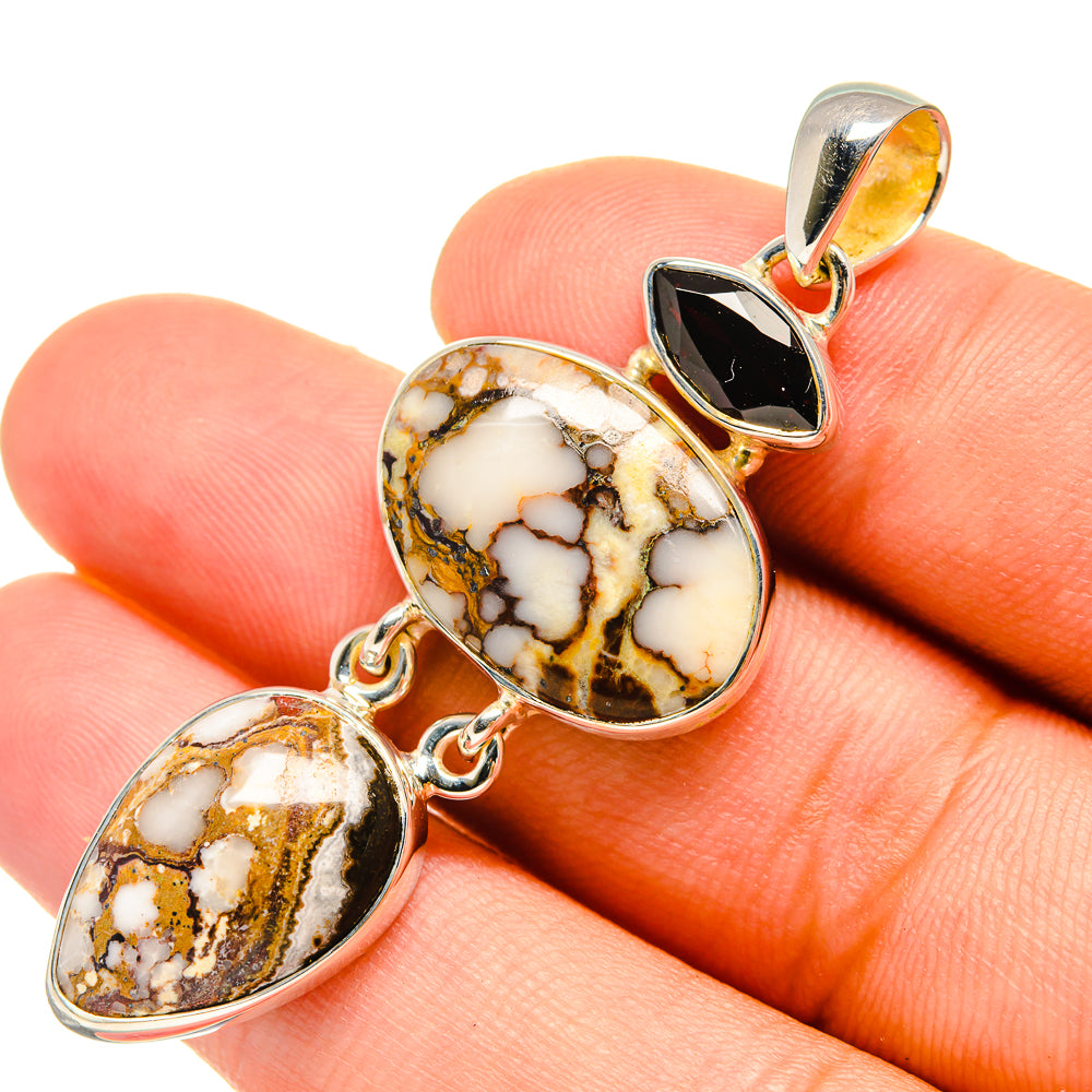 Peanut Wood Jasper Pendants handcrafted by Anasilvercos - PD6629