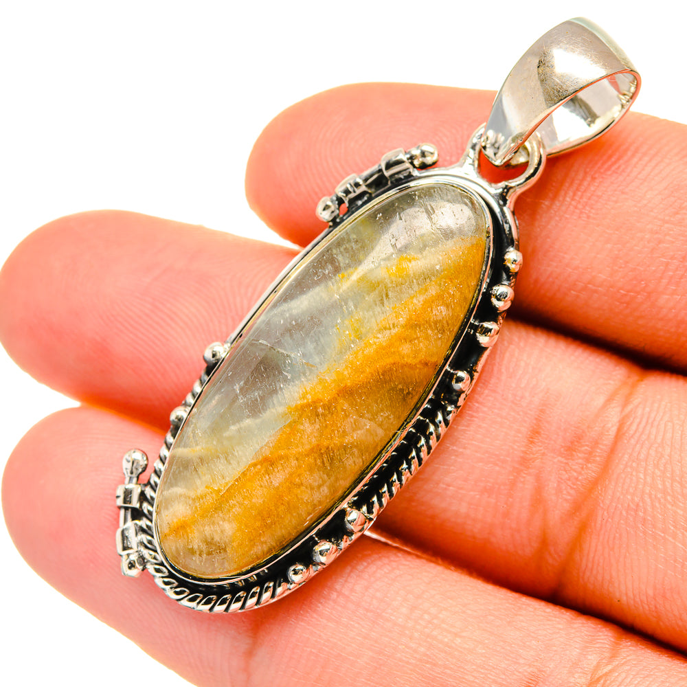 Peruvian Opal Pendants handcrafted by Anasilvercos - PD6637