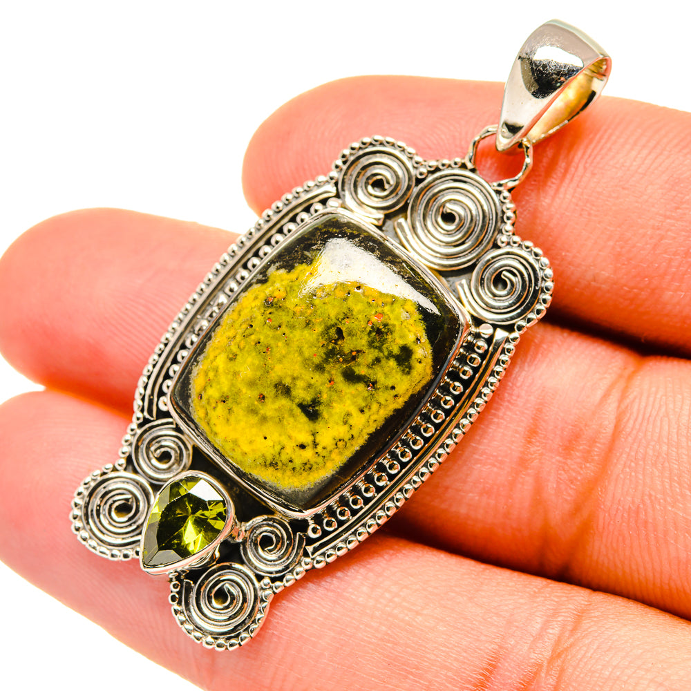 Bumble Bee Jasper Pendants handcrafted by Anasilvercos - PD6650