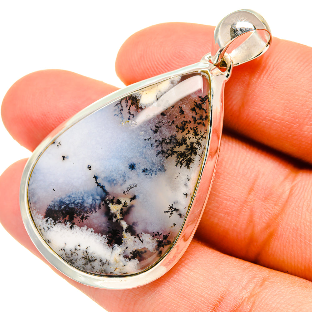 Dendritic Opal Pendants handcrafted by Anasilvercos - PD6668