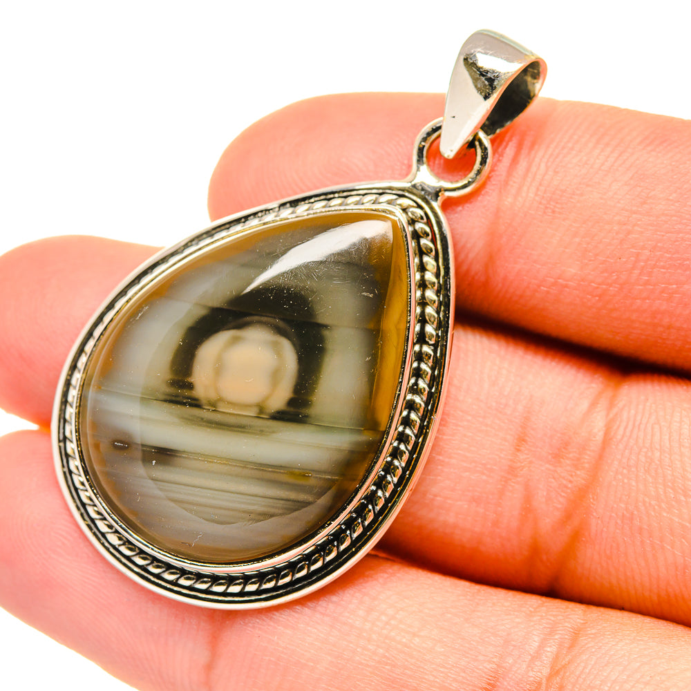 Willow Creek Jasper Pendants handcrafted by Anasilvercos - PD6672