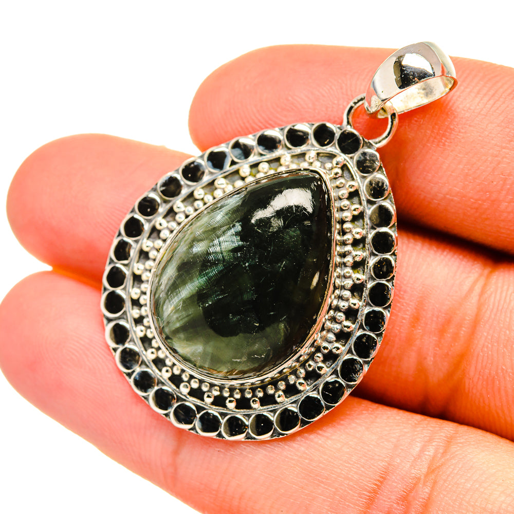 Seraphinite Pendants handcrafted by Anasilvercos - PD6688