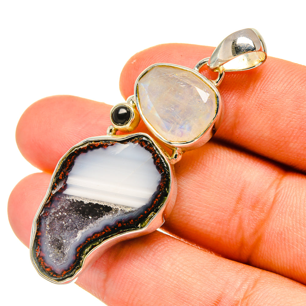 Coconut Geode Druzy Pendants handcrafted by Anasilvercos - PD6721