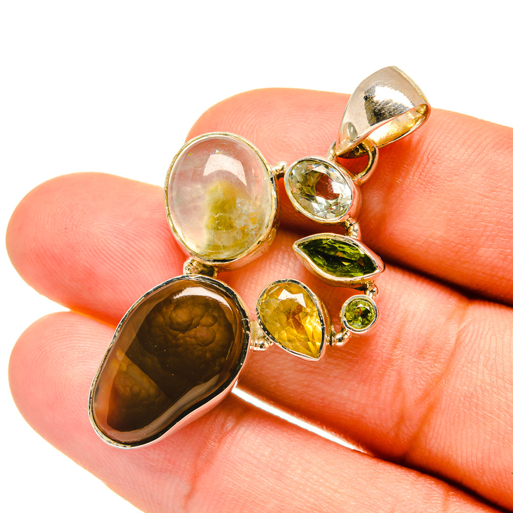 Mexican Fire Agate Pendants handcrafted by Anasilvercos - PD6724