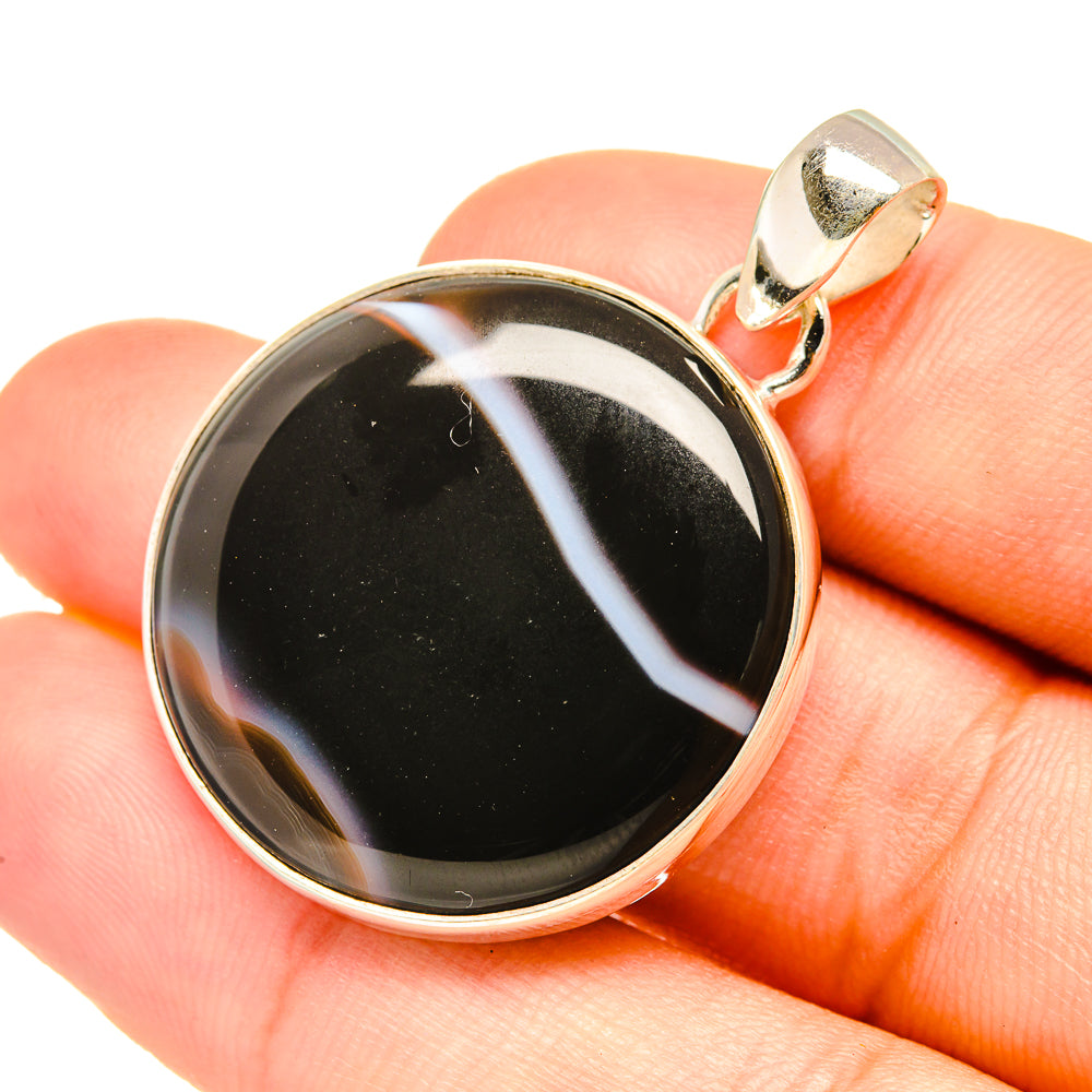 India Agate Pendants handcrafted by Anasilvercos - PD6733