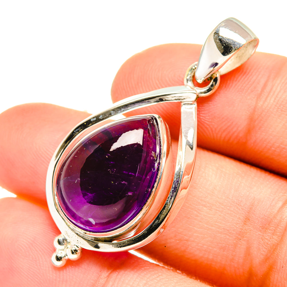Amethyst Pendants handcrafted by Anasilvercos - PD6734