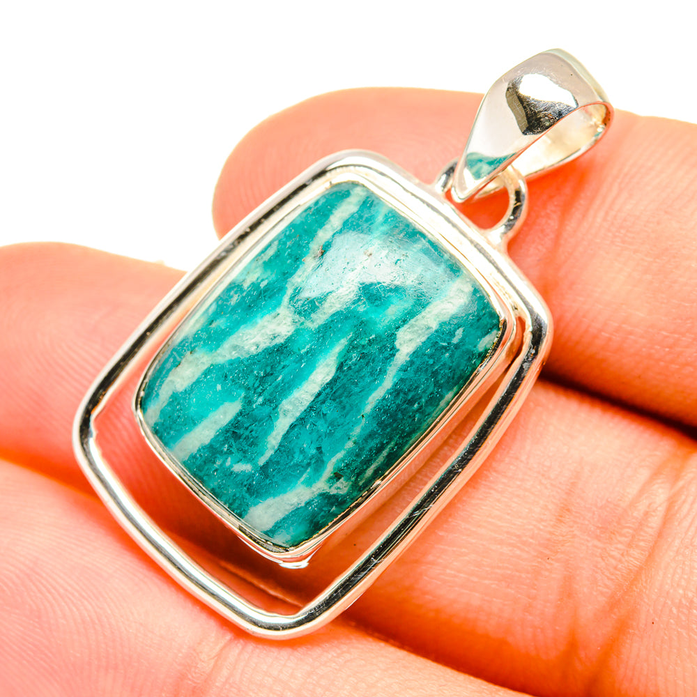 Amazonite Pendants handcrafted by Anasilvercos - PD6744