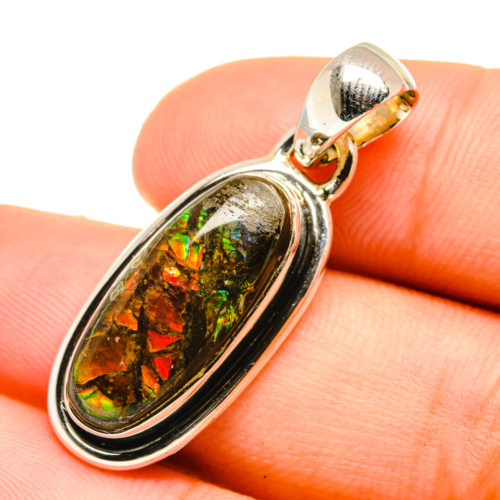 Ammolite Pendants handcrafted by Anasilvercos - PD6745