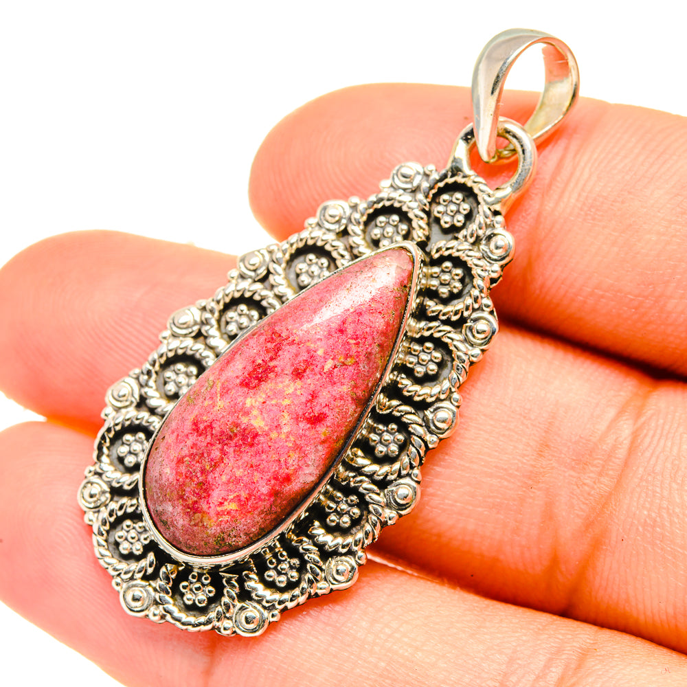 Rhodochrosite Pendants handcrafted by Anasilvercos - PD6756