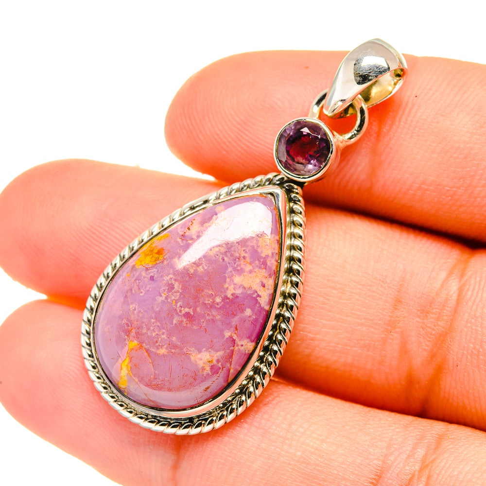 Phosphosiderite Pendants handcrafted by Anasilvercos - PD6762