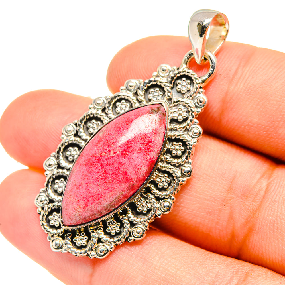 Rhodochrosite Pendants handcrafted by Anasilvercos - PD6764