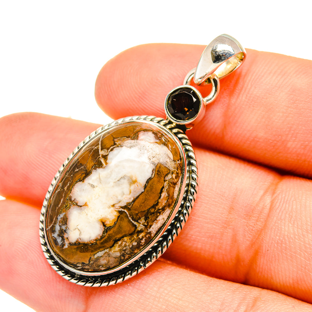 Peanut Wood Jasper Pendants handcrafted by Anasilvercos - PD6766