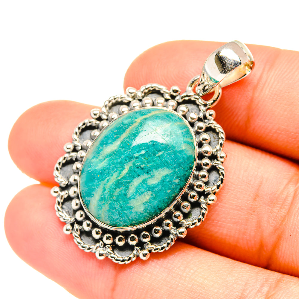 Amazonite Pendants handcrafted by Anasilvercos - PD6770