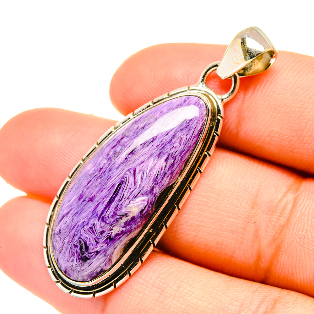 Charoite Pendants handcrafted by Anasilvercos - PD6774