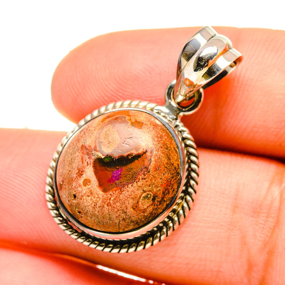 Mexican Fire Opal Pendants handcrafted by Anasilvercos - PD6776