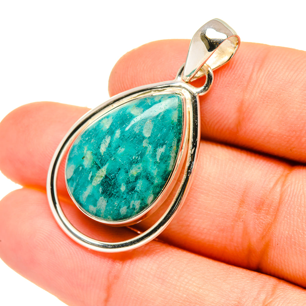 Amazonite Pendants handcrafted by Anasilvercos - PD6781