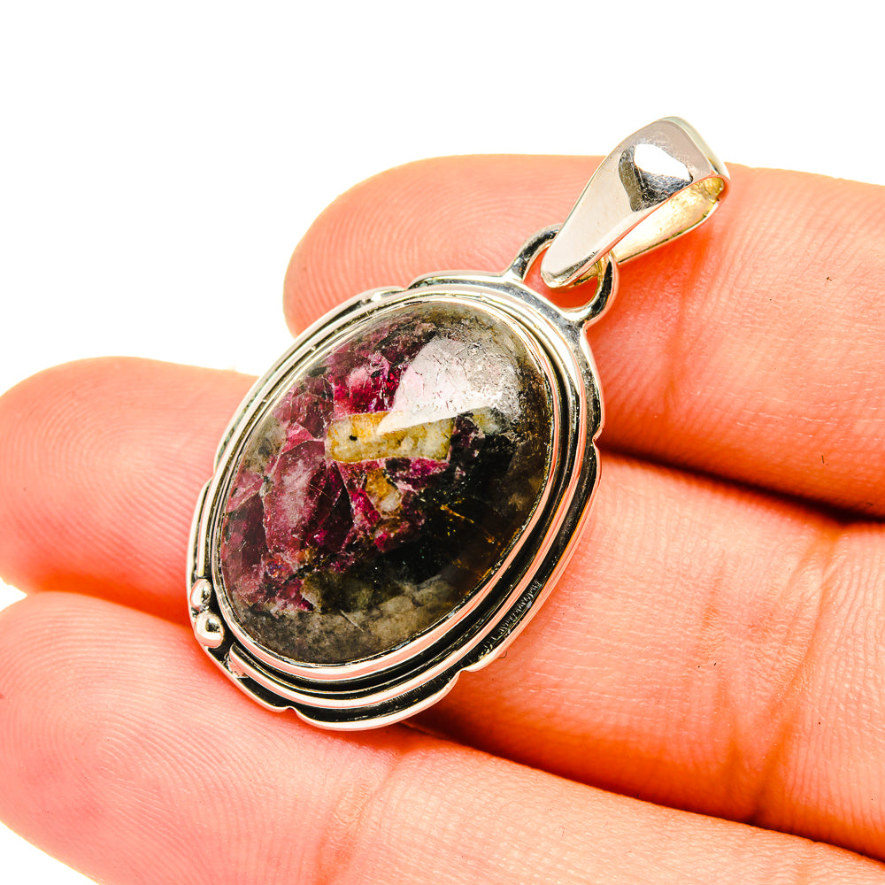 Russian Eudialyte Pendants handcrafted by Anasilvercos - PD6790