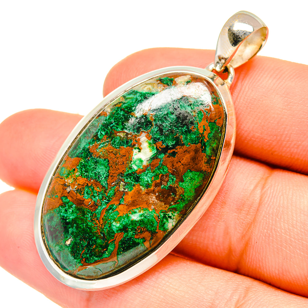 Chrysocolla Pendants handcrafted by Anasilvercos - PD6804