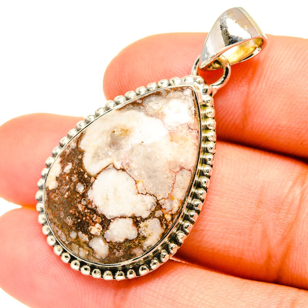 Peanut Wood Jasper Pendants handcrafted by Anasilvercos - PD6808