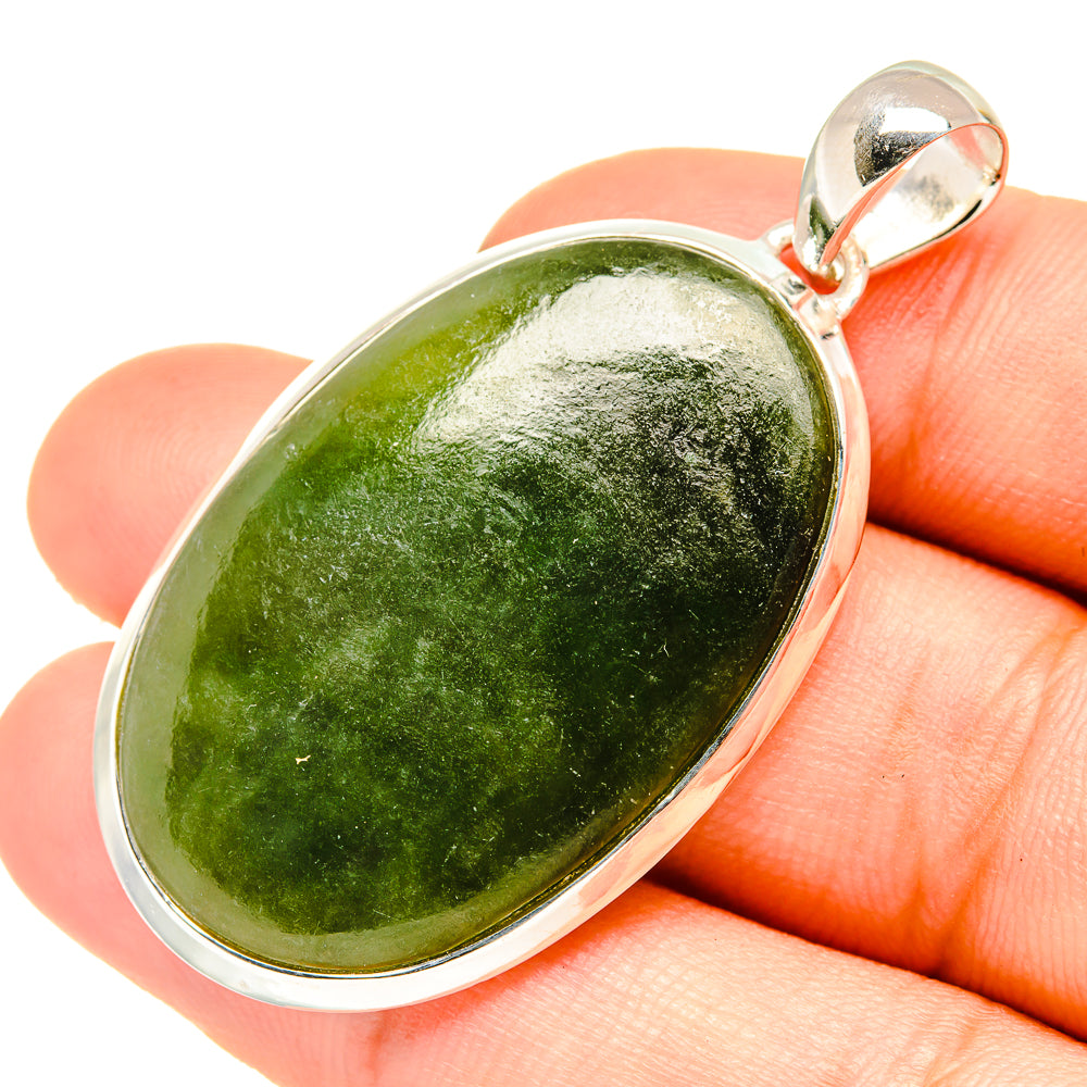 Nephirite Jade Pendants handcrafted by Anasilvercos - PD6810