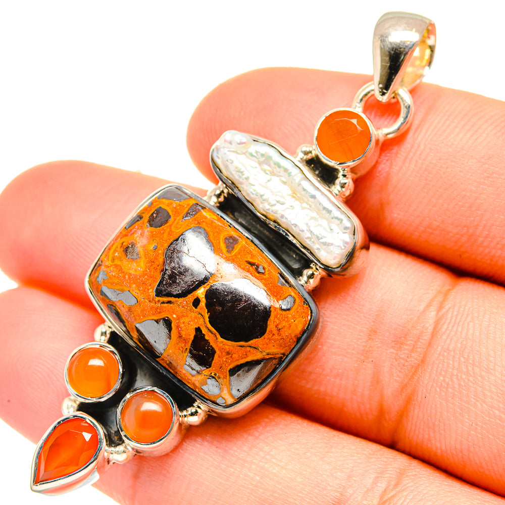 Bauxite Pendants handcrafted by Anasilvercos - PD6816