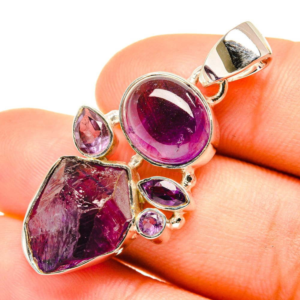 Amethyst Pendants handcrafted by Anasilvercos - PD6822