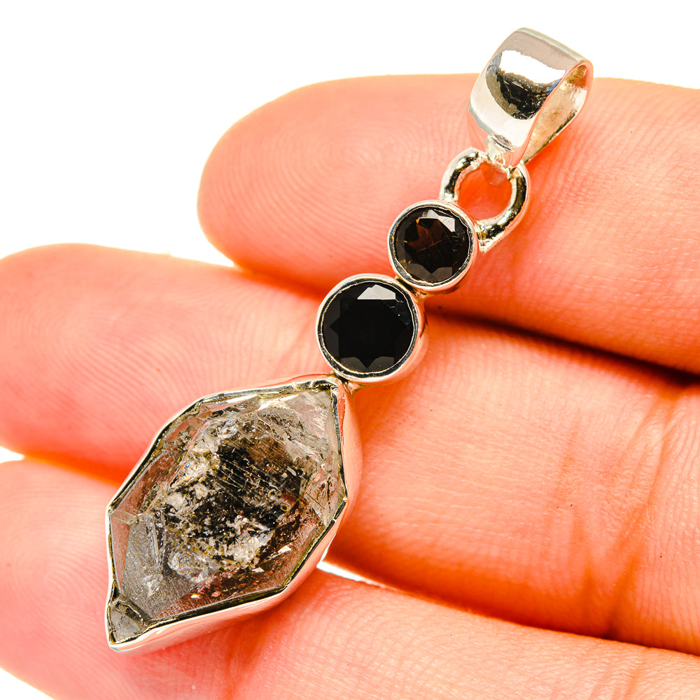 Herkimer Diamond Pendants handcrafted by Anasilvercos - PD6835