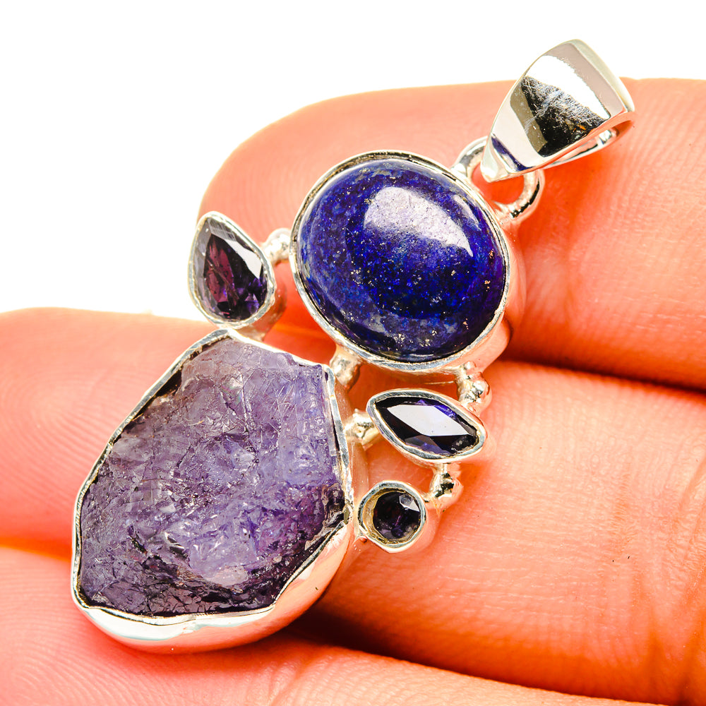 Tanzanite Pendants handcrafted by Anasilvercos - PD6836