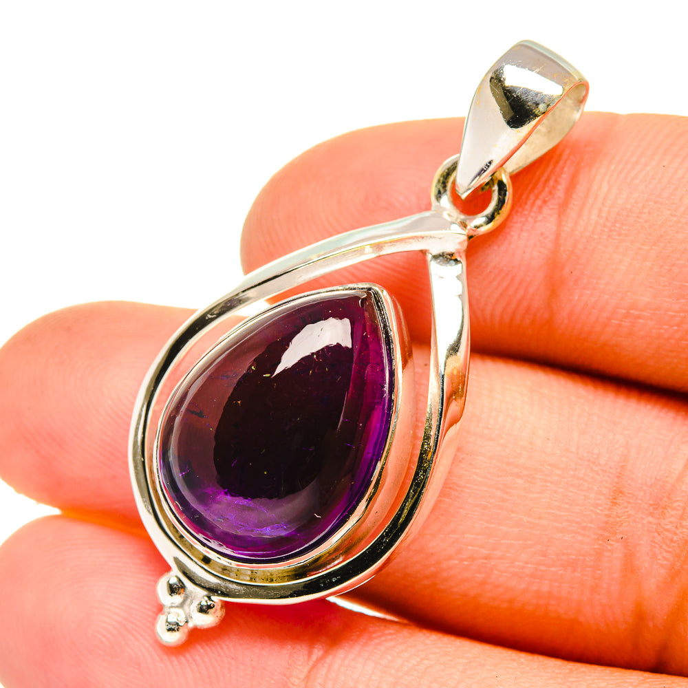 Amethyst Pendants handcrafted by Anasilvercos - PD6848