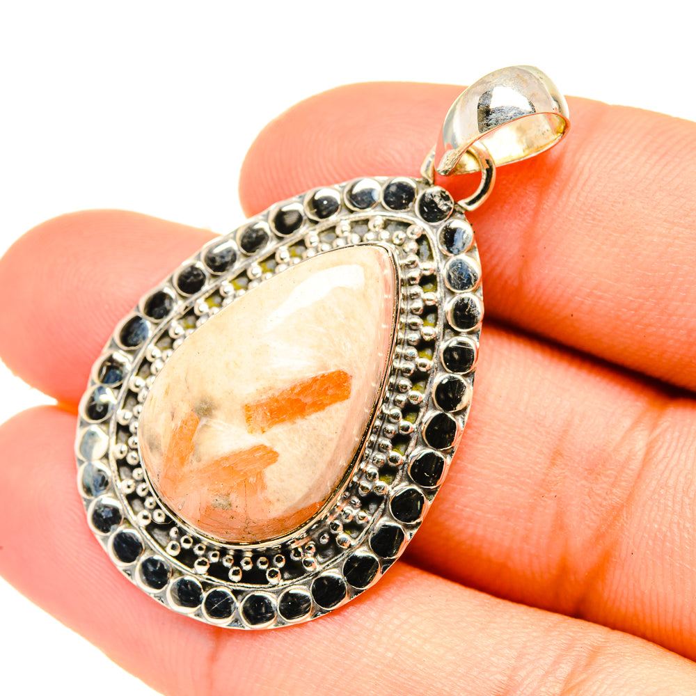 Scolecite Pendants handcrafted by Anasilvercos - PD6855