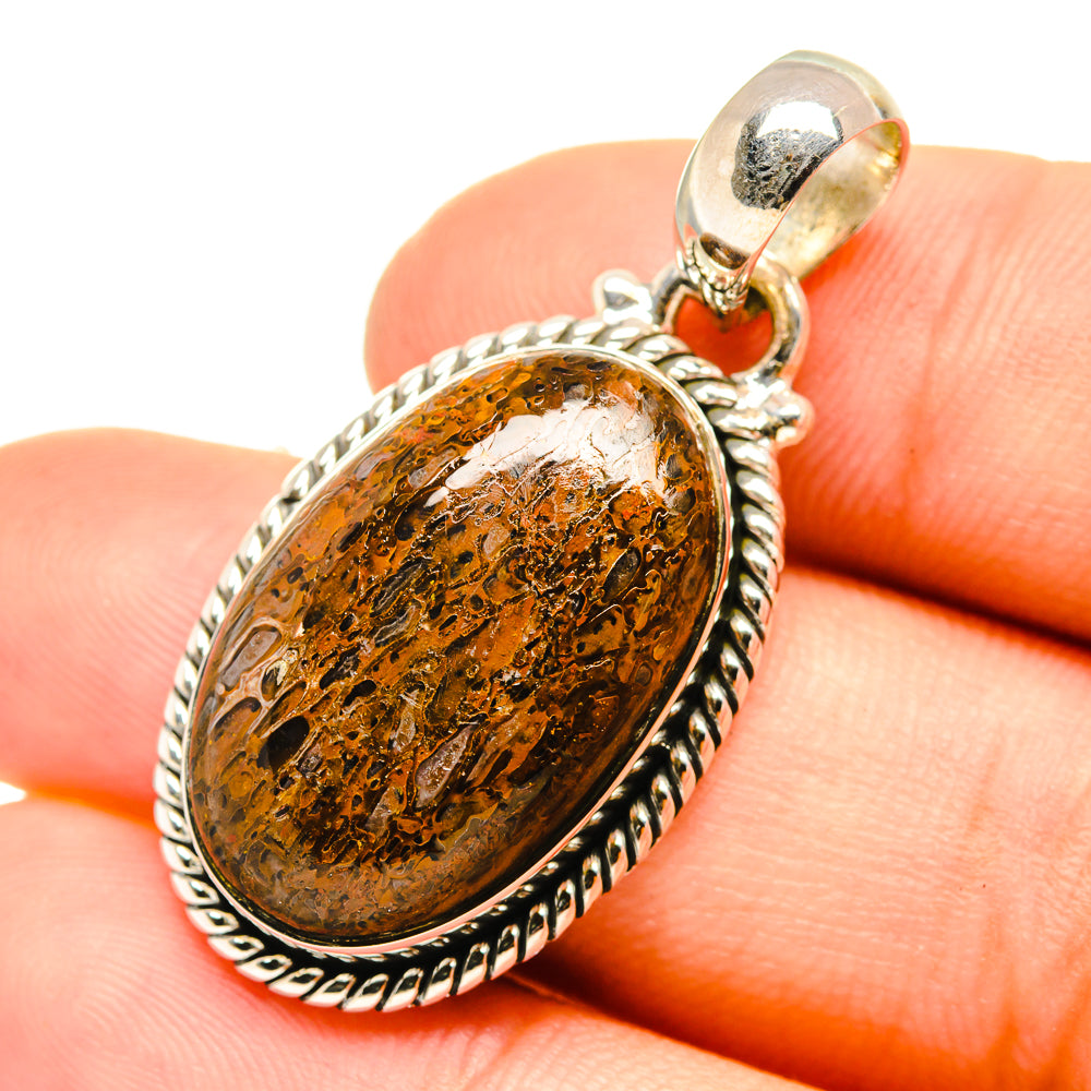 Dinosaur Bone Pendants handcrafted by Anasilvercos - PD6861