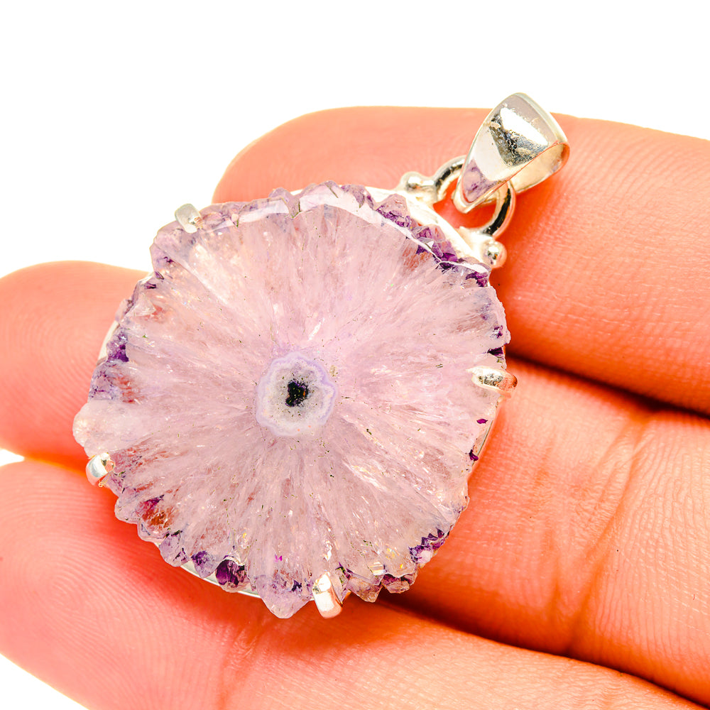 Amethyst Stalactite Pendants handcrafted by Anasilvercos - PD6875